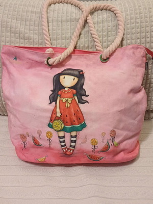 Santoro colorful canvas shoulder bag in good condition