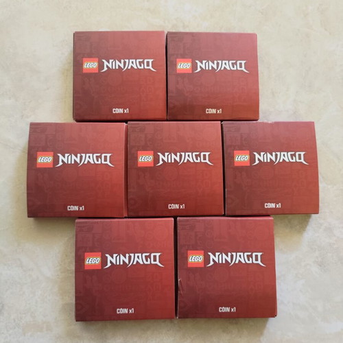Lego Ninjago 15th Anniversary Collectible Coins Complete Set new