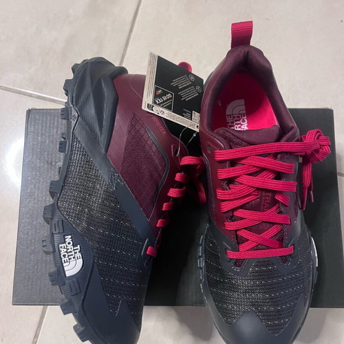 The North Face athletic shoes brand new, size 37, black and red