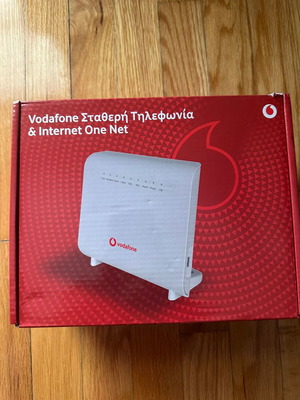 Vodafone One Net router σαν καινούργιο για σταθερή τηλεφωνία και Internet