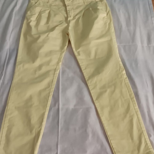 Cotton pants small, yellow