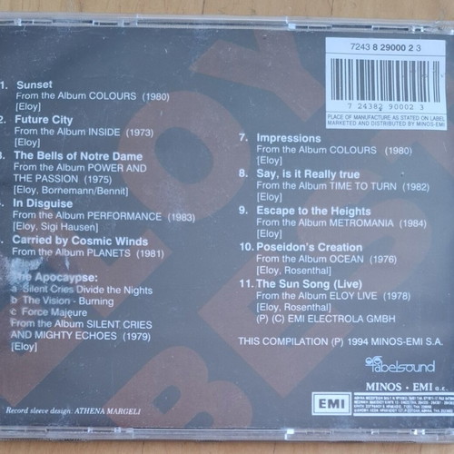 Eloy Best Audio CD used, rock compilation