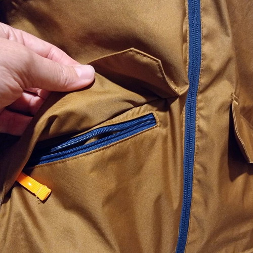 Quechua kids brown 3-in-1 jacket used, 123-130cm