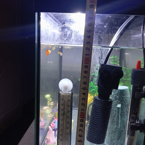 HS Aqua Platy 30 Led Aquarium 30 Liters Like New, Black