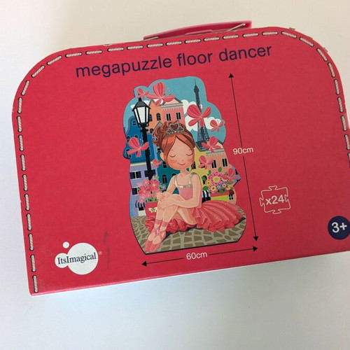 Baby puzzle in carrying case like new with 24 large pieces