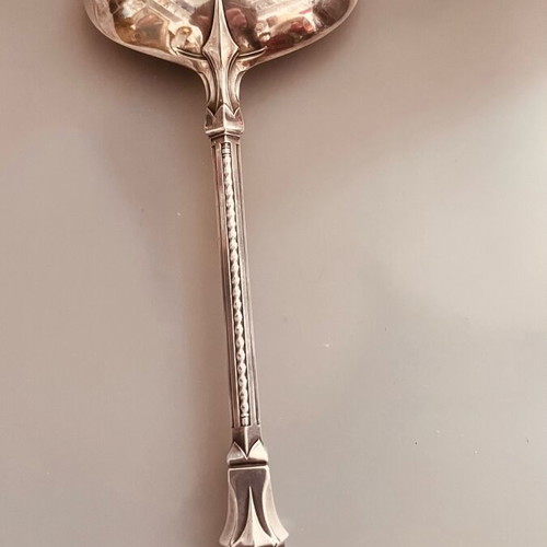 Silver sauce ladle Gustav Keller 925 antique rare like new