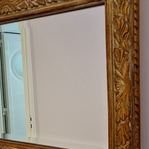 Mirror wooden frame antique like new, dimensions 80x51cm
