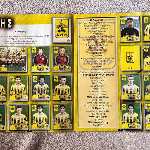 Greek Championship 2005 Album used, Golden Shop