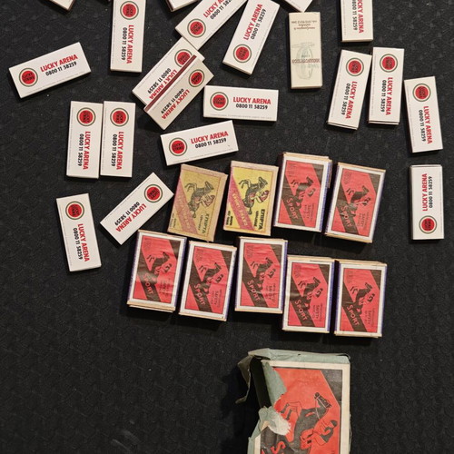Vintage matchbox collection Lucky Arena & Sport, new