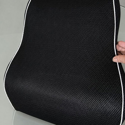 Ergonomic Memory Foam Lumbar Pillow with Adjustable Straps and Zipper Cover new