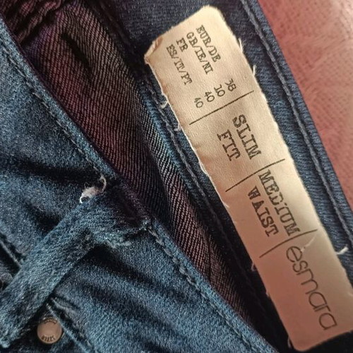 Esmara jeans used, blue, flattering fit, sizes M and L