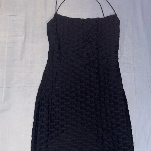 bershka backless dress Bershka Dress in Ecru