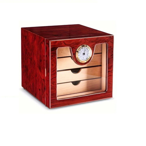 Humidor for Cigars Luxury Wood Pear and Cedar New