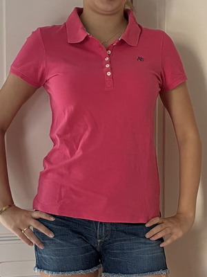 Aeropostale vintage ροζ polo μπλούζα XL, ταιριάζει σε γυναικείο M