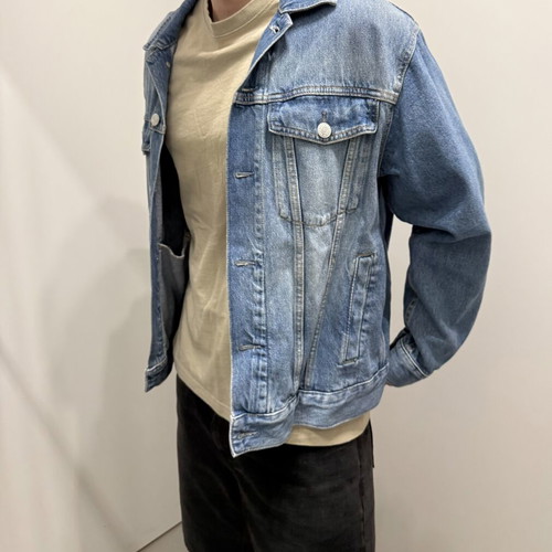 Denim jacket like new, size M, blue, H&M