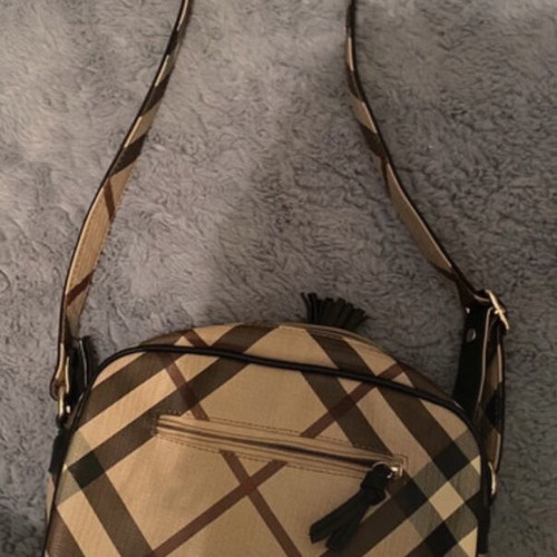Fragola crossbody bag like new, beige and brown, adjustable strap