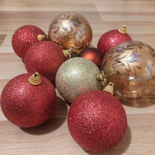 Christmas ornaments like new