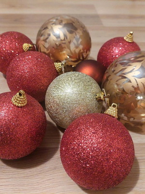 Christmas ornaments like new