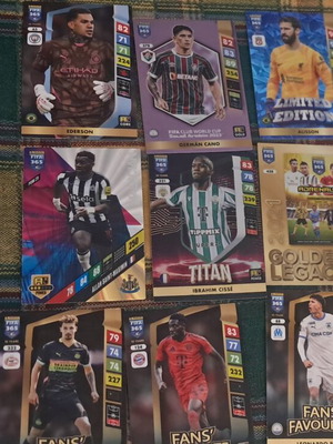 Panini Rare Cards like new
