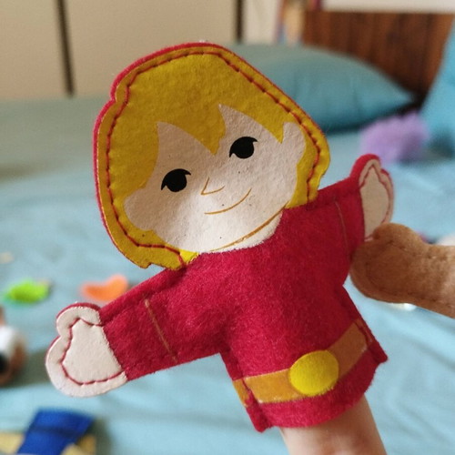 Finger puppets new: Aladdin, Little Red Riding Hood, Ali Baba
