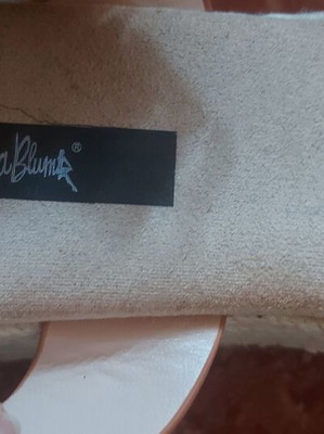 Vera Blum platform sandals size 38 new, white and brown