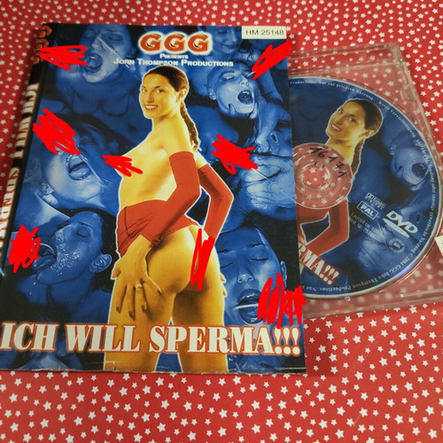 Ich Will Sperma DVD used, adult film