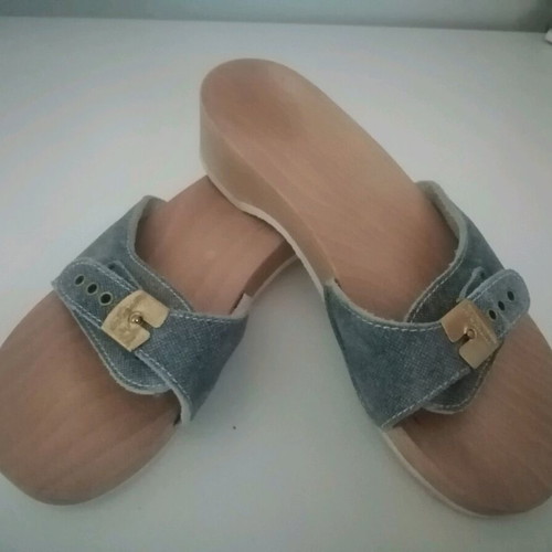 Dr Scholl women's clogs like new, size 39, blue