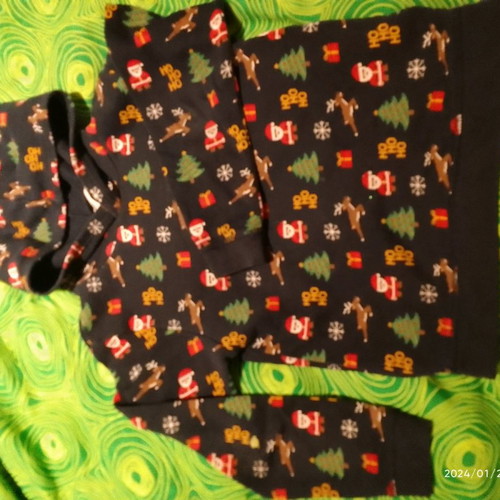 Christmas sweatshirt H&M unisex used, multicolor 122/128