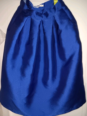 Midi baloon skirt blue electric like new Lucy and Wang with gift bodysuit top