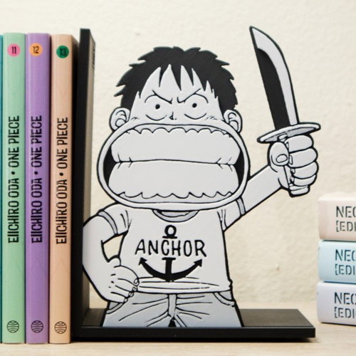 One Piece Bookend Kid Monkey D. Luffy new