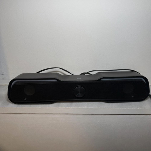 HP USB Stereo Soundbar Speaker like new, black