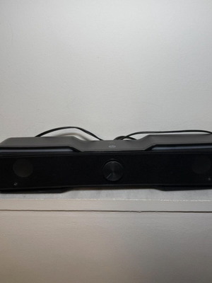 HP USB Stereo Soundbar Speaker like new, black