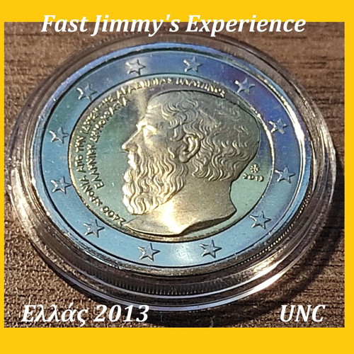 Commemorative 2 Euro 2013 2400th Anniversary of Plato's Academy new