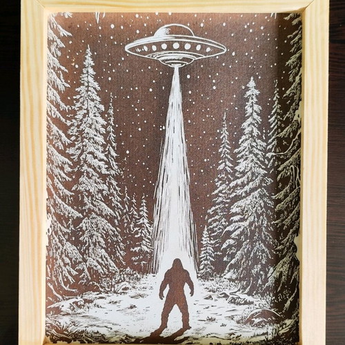 Laser Engraved Painting new, suitable for gift or home decor