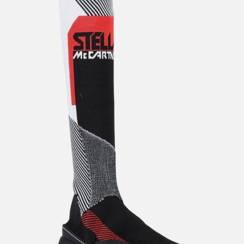 Stella McCartney Knitted Sock Sneaker Boots new, size IT39, black
