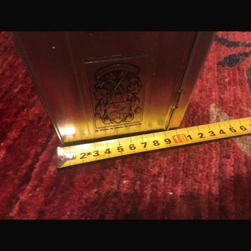 Chivas Regal metal collectible box like new vintage 30 years old