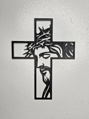 Cross with Christ printed with 3D printer new