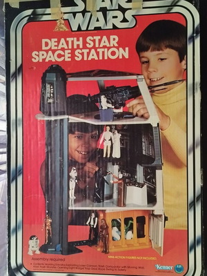 Kenner Star Wars Death Star Space Station μεταχειρισμένο, σκετό κουτί