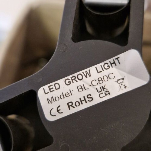 LED Grow Light BL-C80C with 4 Heads, Tripod and Timer, like new