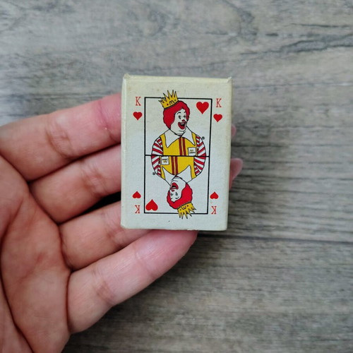 Two playing card decks like new, one small and one large