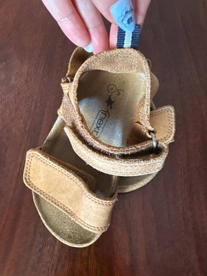 Next leather baby sandals, size 20