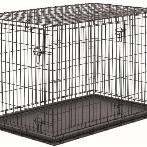 Dog crate used for medium-sized breeds