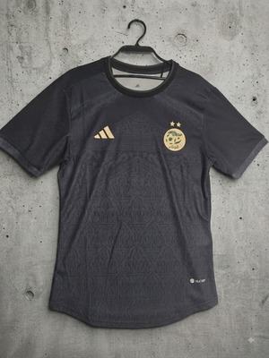 Adidas Algeria Away Soccer Jersey 2023/2024 Black Gold Heat.RDY Size S HS5184