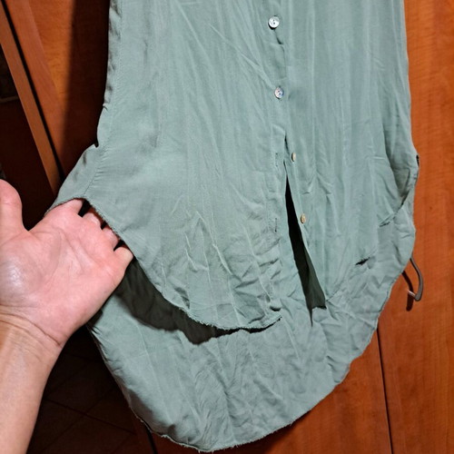 Tunic shirt airy like new, mint color, size S