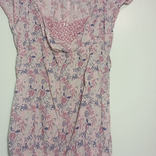 Lightweight blouse with different fabric on bust, like new, size M