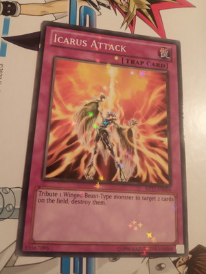 Normal Trap Icarus Attack Starfoil Rare μεταχειρισμένη