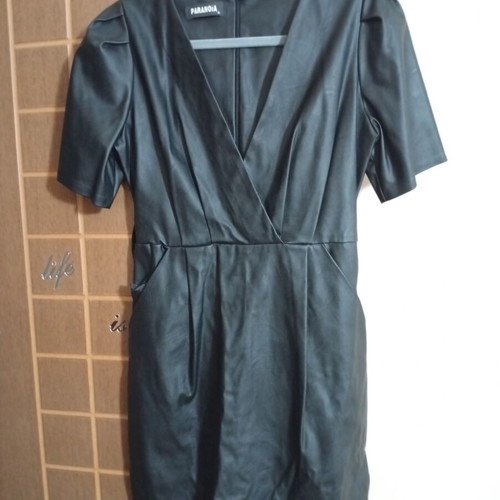 Paranoia leather dress like new, black, size M