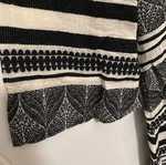 Pearl & Caviar kimono like new, black and white cotton