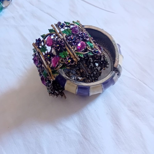 Bracelets used, colorful set with unique details