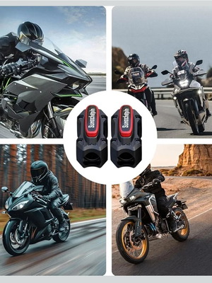 Motorcycle Crash Bar Protectors set, new